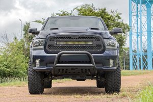 LED Light Bar - Rough Country - Curved Dual Row - Black